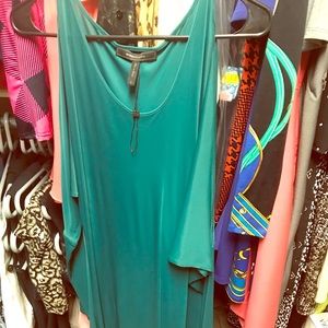 Green BCBG dress